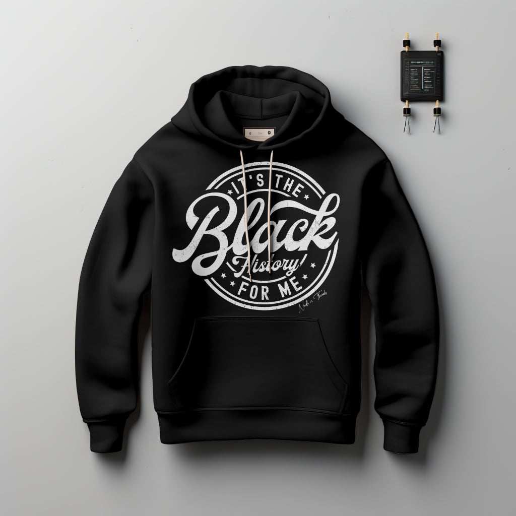 Black History For Me luxury cotton hoodie celebrating culture and style