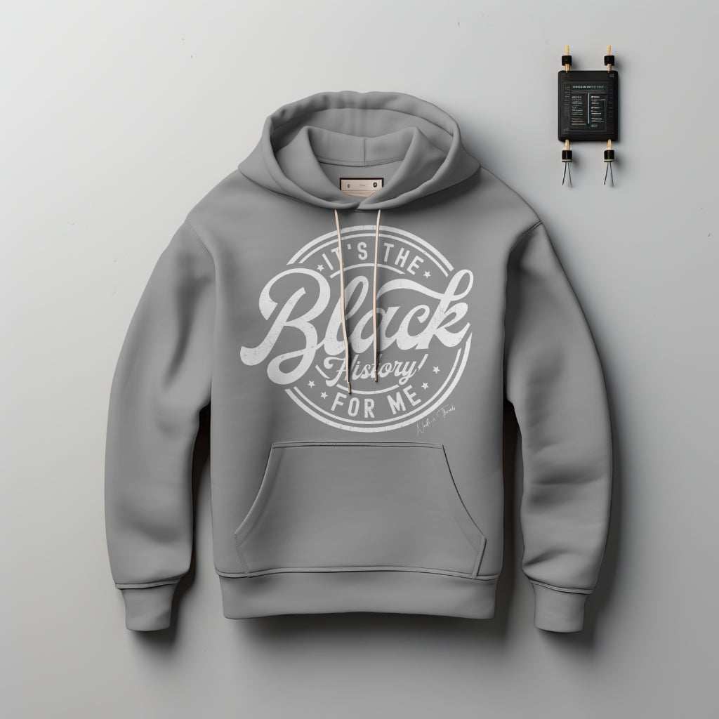 Black History For Me luxury cotton hoodie celebrating culture and style