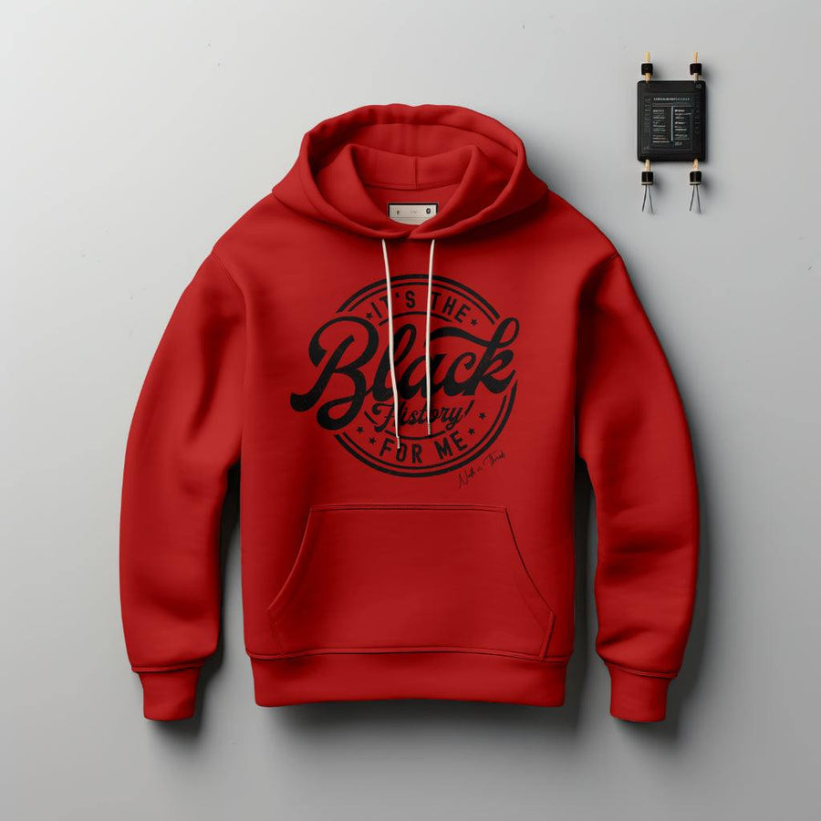 Black History For Me luxury cotton hoodie celebrating culture and legacy
