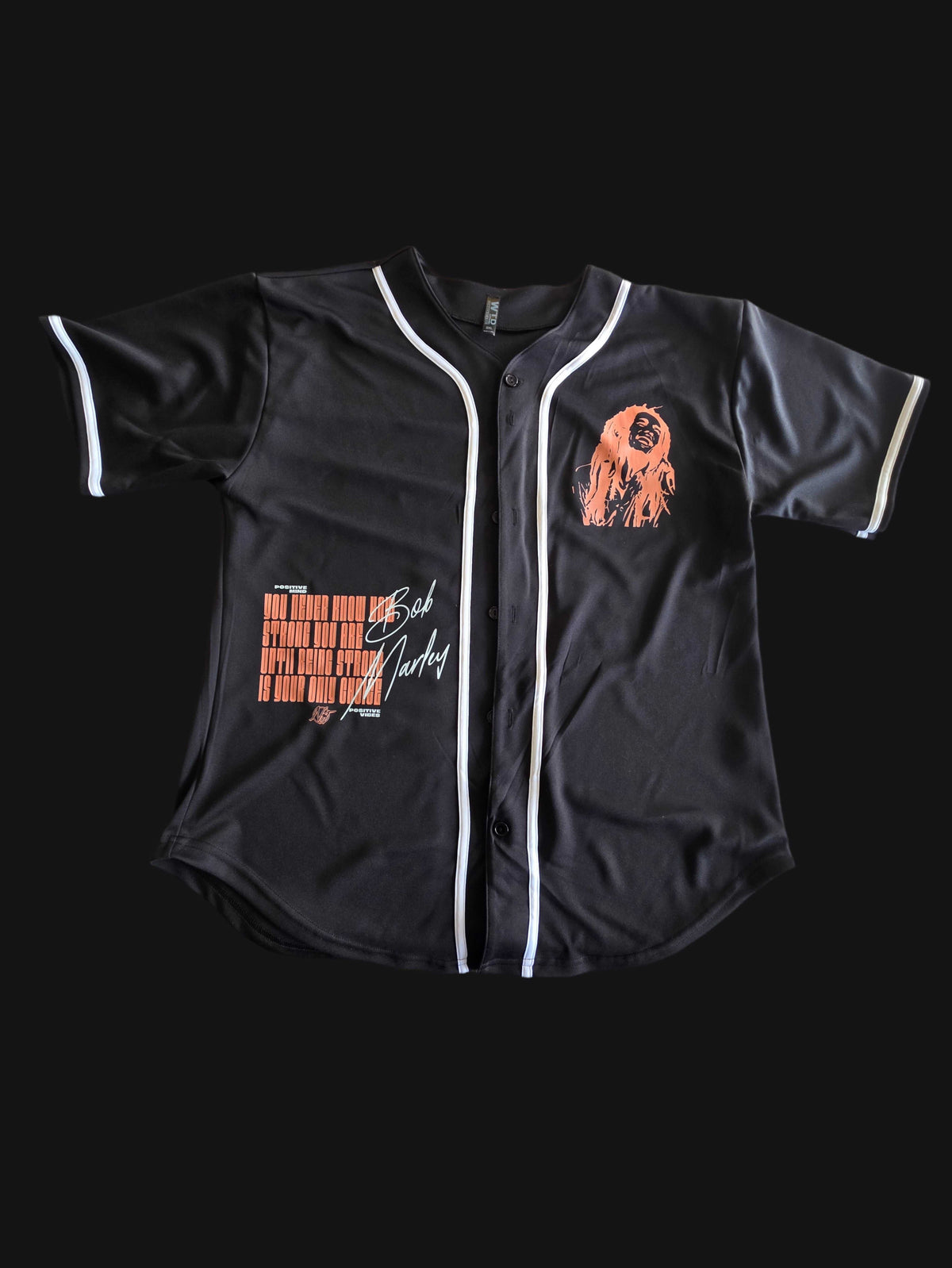 Bob Marley Baseball Jersey - Jersey by Needle n Threads