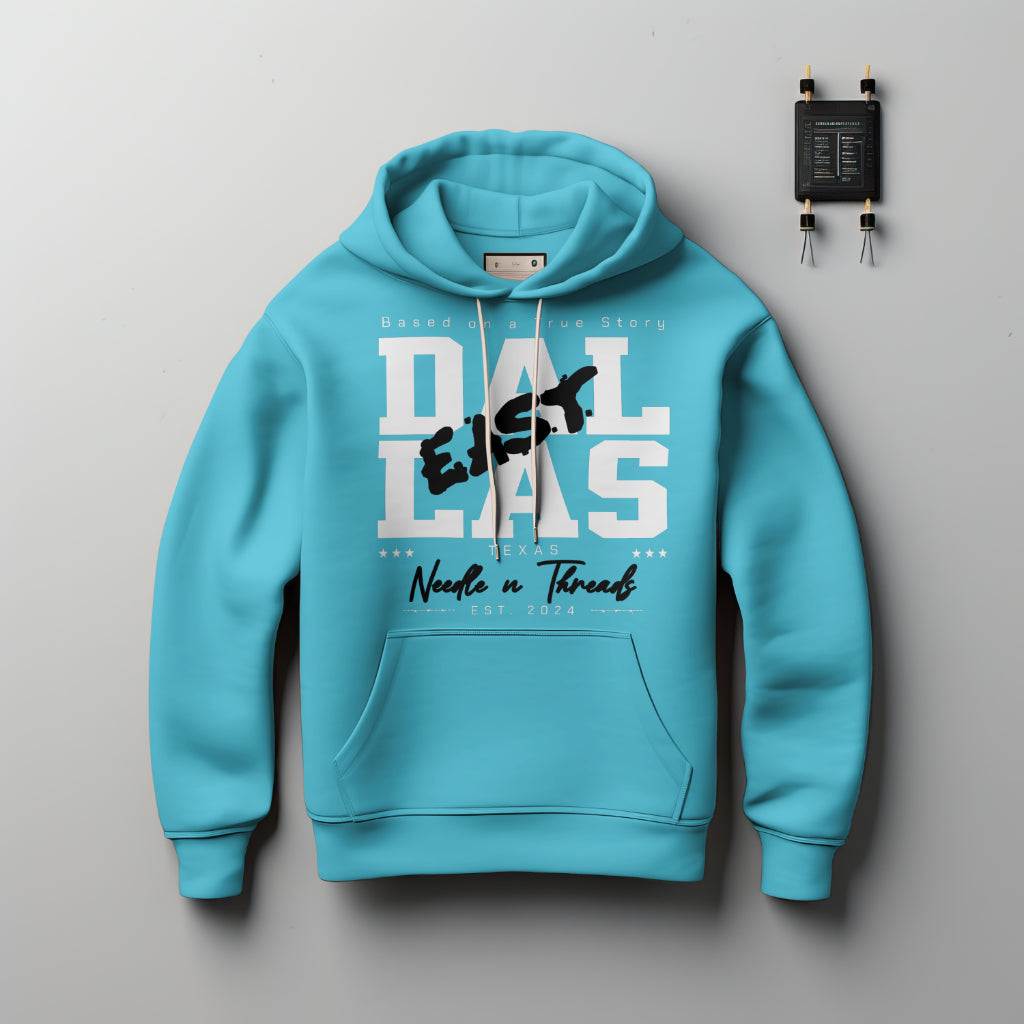 East Dallas Hoodie - Hoodie by Needle n Threads