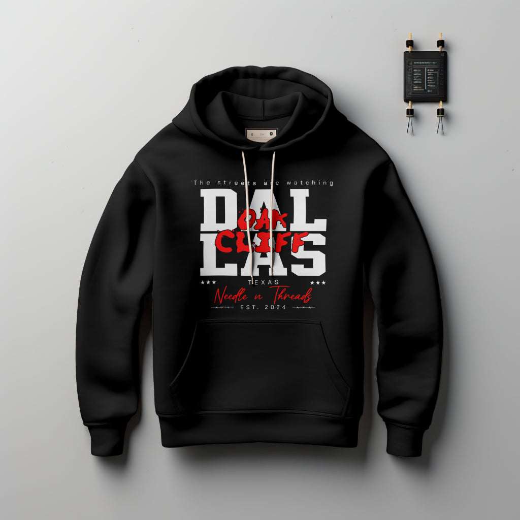 Oak Cliff Hoodie - Hoodie by Needle n Threads