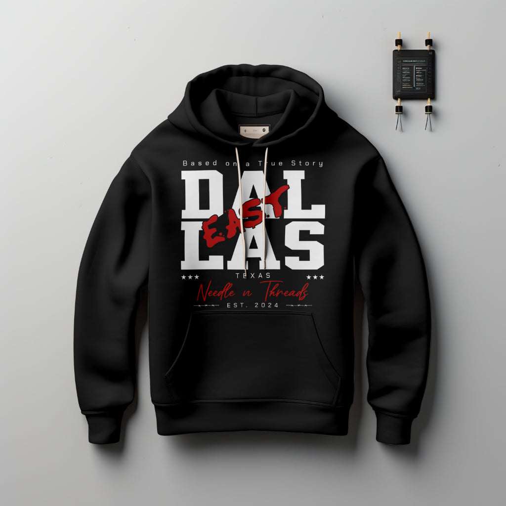 East Dallas Hoodie - Hoodie by Needle n Threads