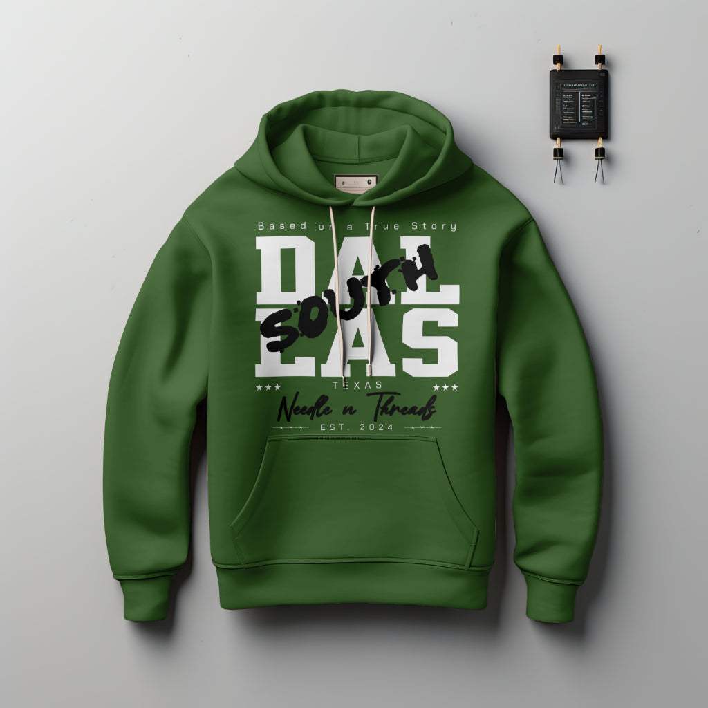 South Dallas Hoodie - Hoodie by Needle n Threads