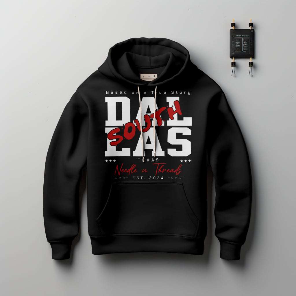 South Dallas Hoodie - Hoodie by Needle n Threads