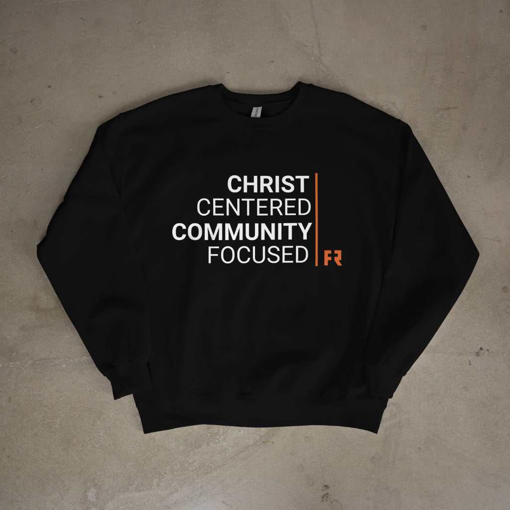 Rockwall Friendship Baptist Church Christ Centered Sweater with faith message and cozy cotton blend design