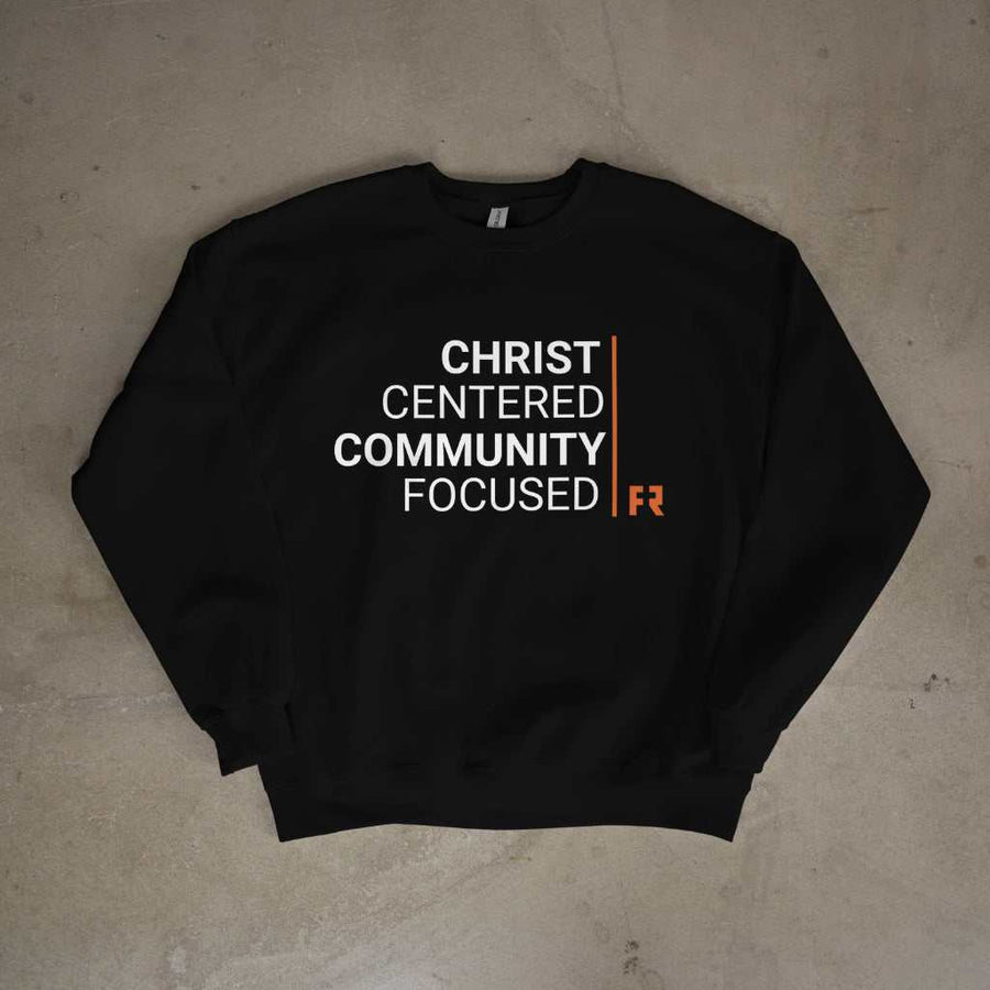 Rockwall Friendship Baptist Church Christ Centered Sweater with faith message and cozy cotton blend design