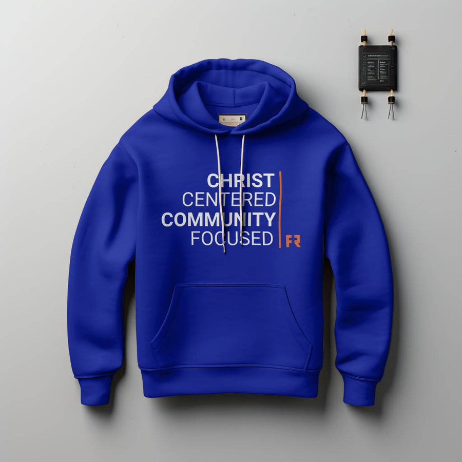 Rockwall Friendship Baptist Church Christ Centered Hoodie with faith message and unisex fit