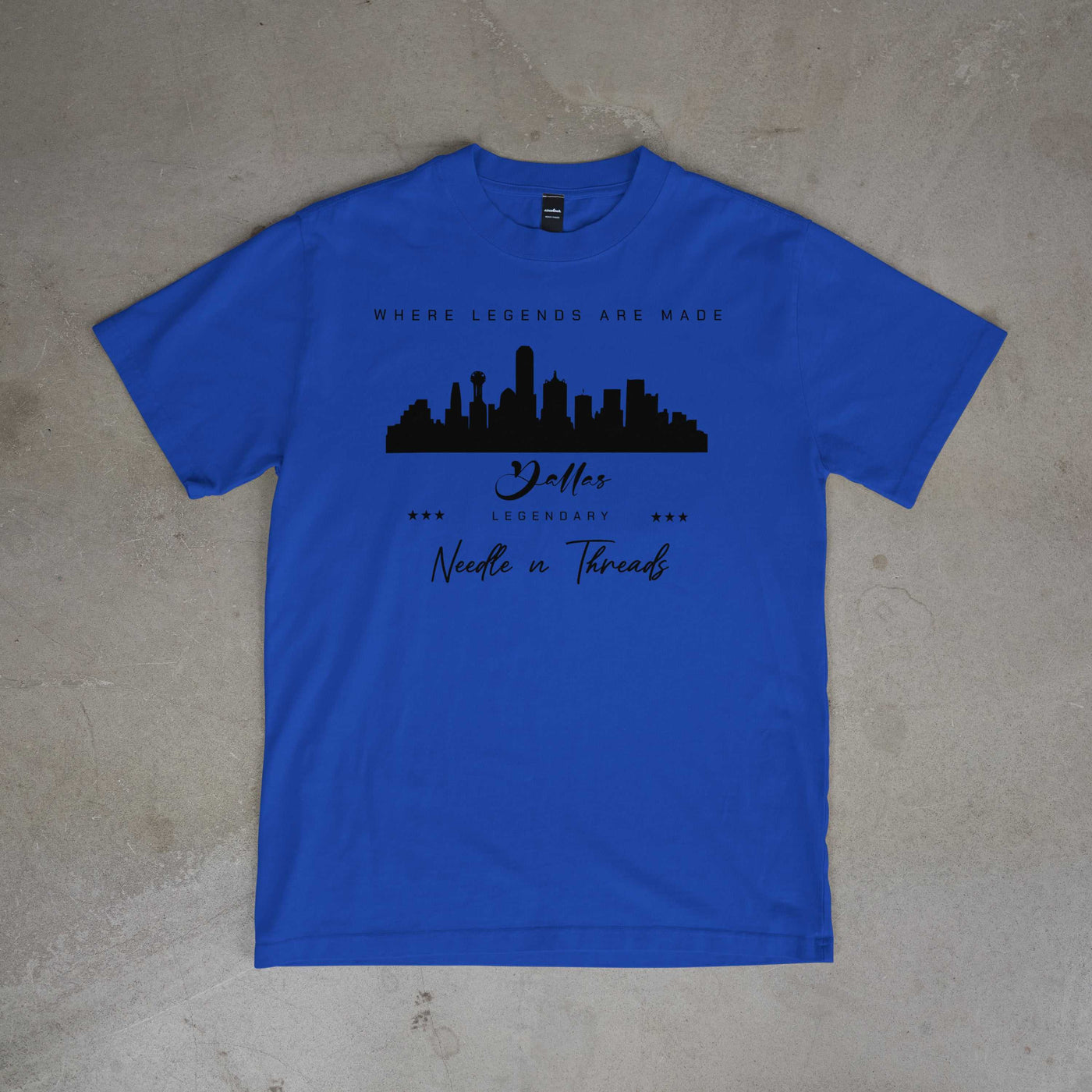 Legendary Dallas - T Shirt by Needle n Threads