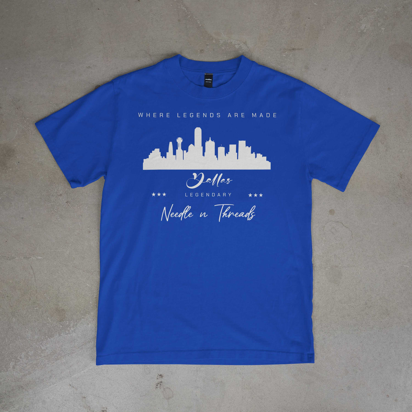 Legendary Dallas - T Shirt by Needle n Threads
