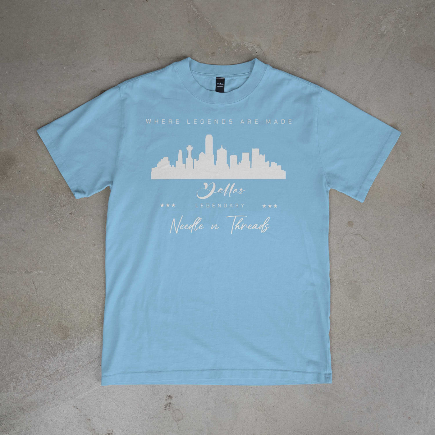 Legendary Dallas - T Shirt by Needle n Threads