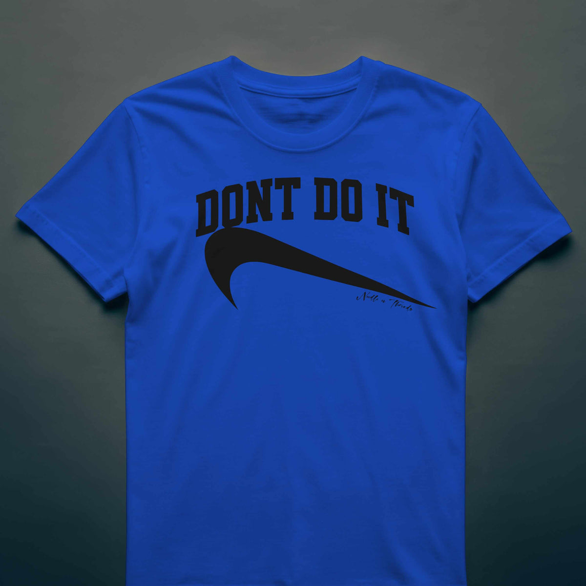 Dont Do It Tee with upside-down Stitch logo for streetwear and avoiding bad vibes
