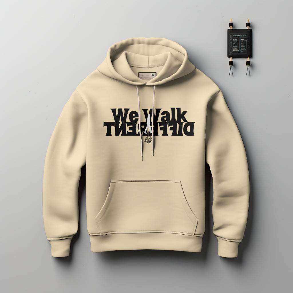 We Walk Different Hoodie - Hoodie by Needle n Threads