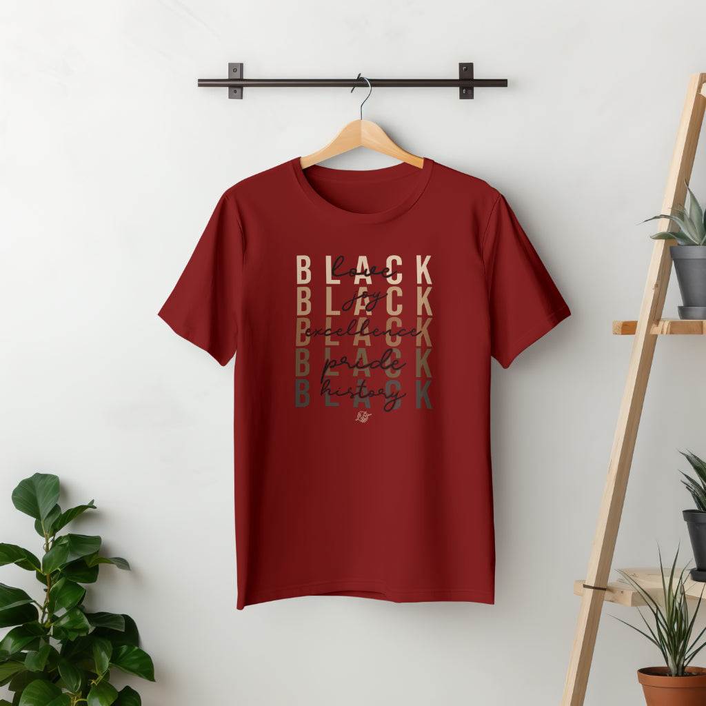 Black Actions Tee - T Shirt by Needle n Threads