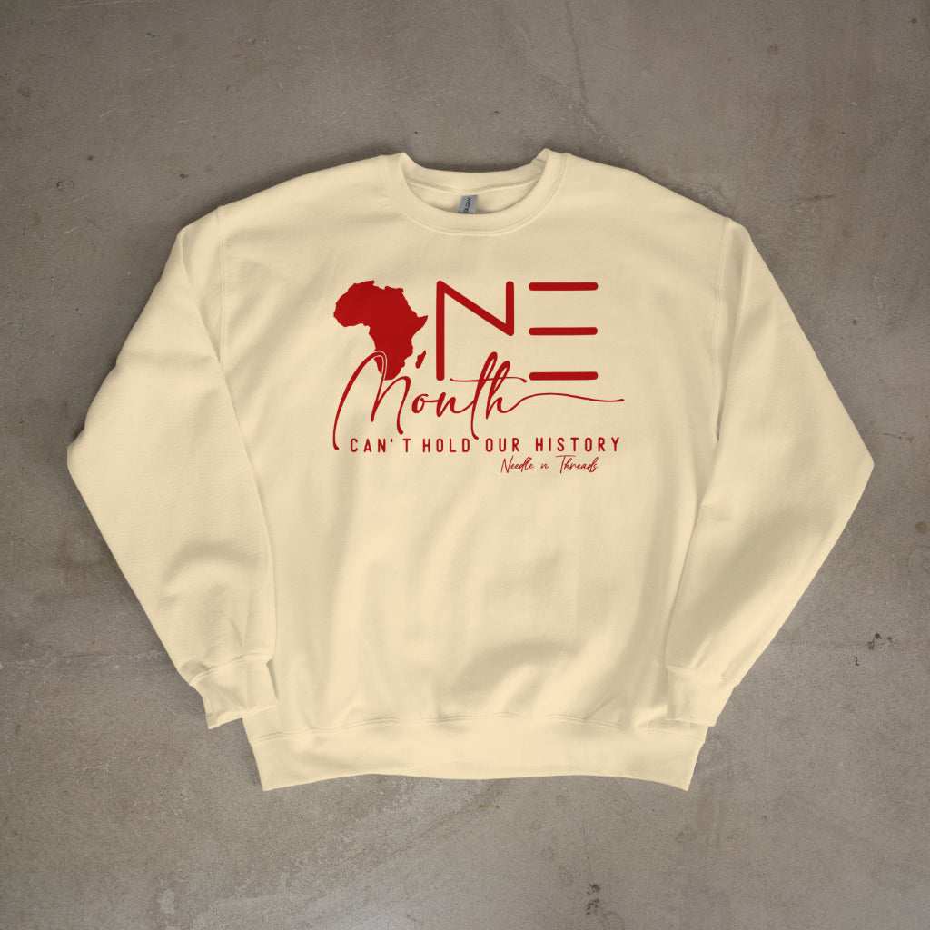 One Month Cant Hold Sweater - Sweater by Needle n Threads