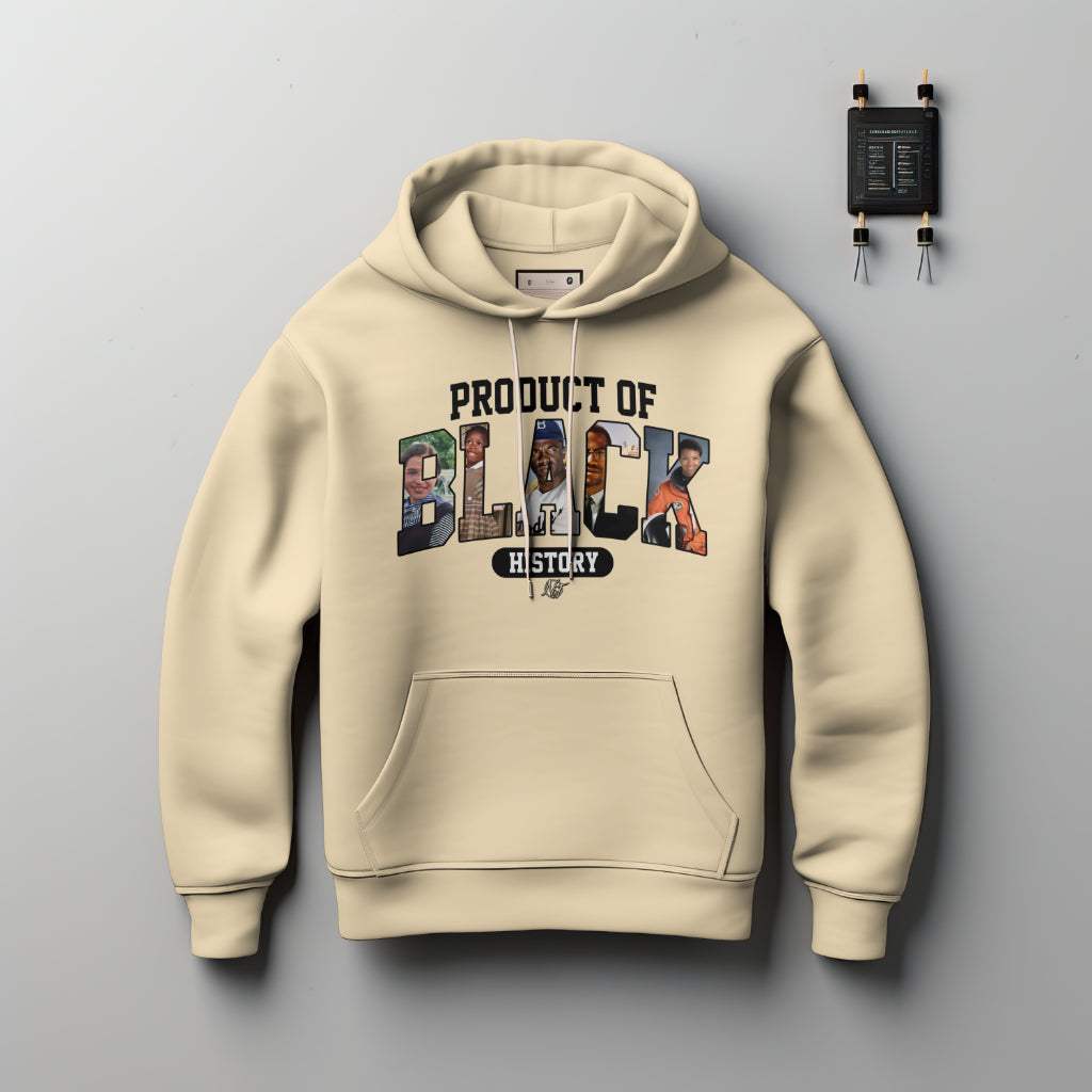 Black History Hoodie luxury design celebrating Black excellence and culture