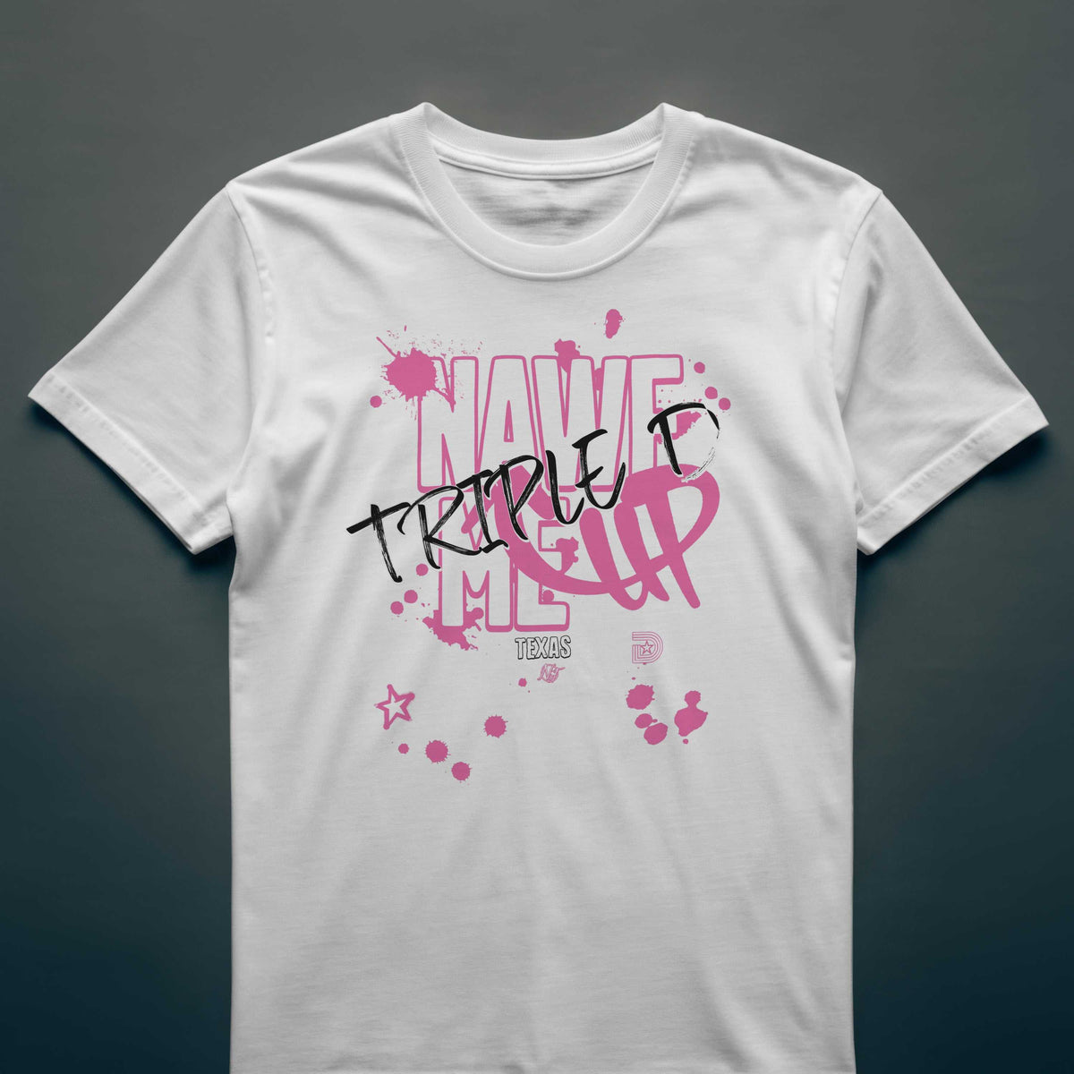 Nawf Me Up tee showcasing Nawf Dallas streetwear pride