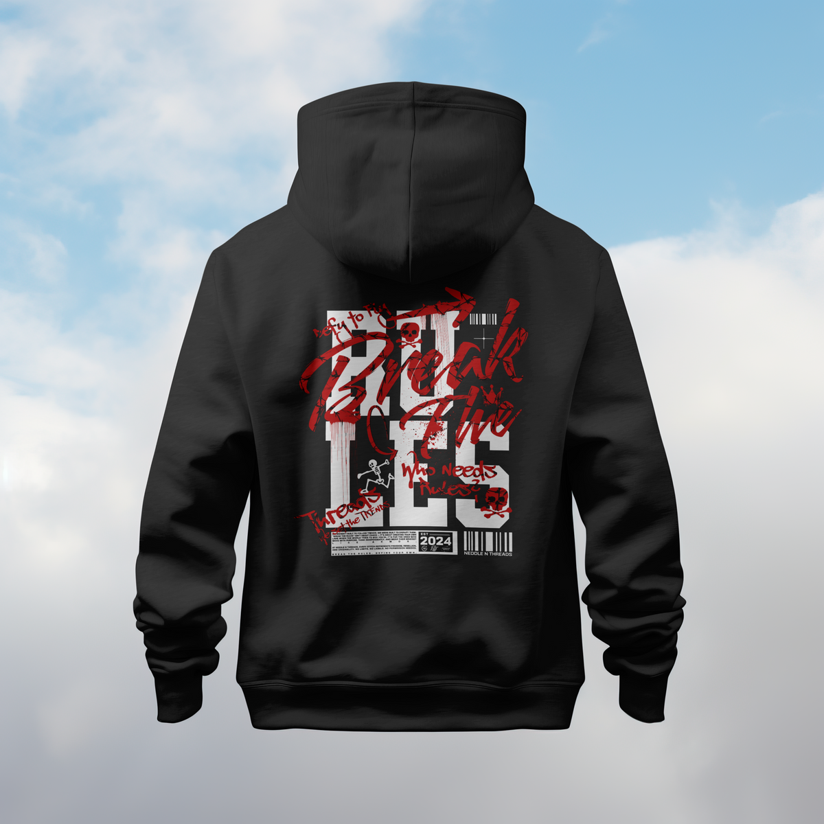 Think Outside the Box Graphic Hoodie