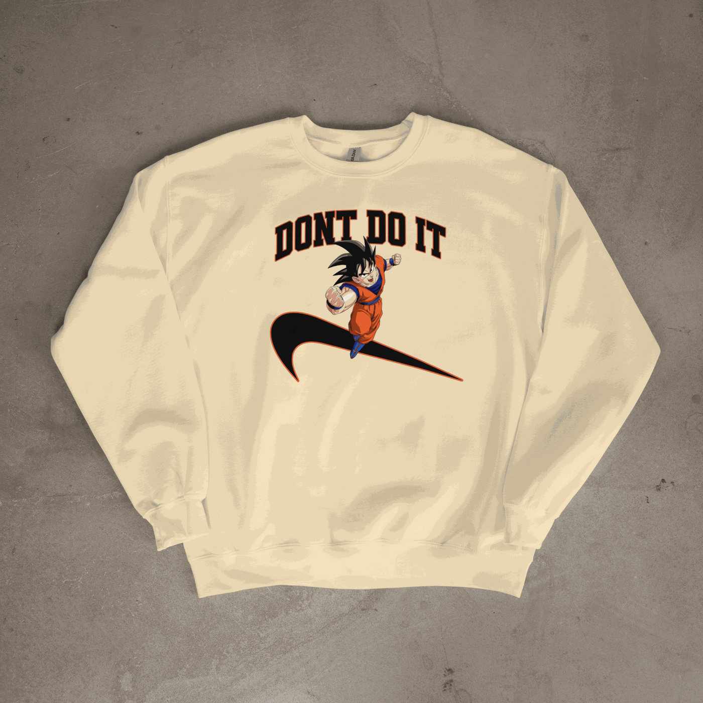 Dont Do IT Collab with Goku - sweatshirt by Needle n Threads