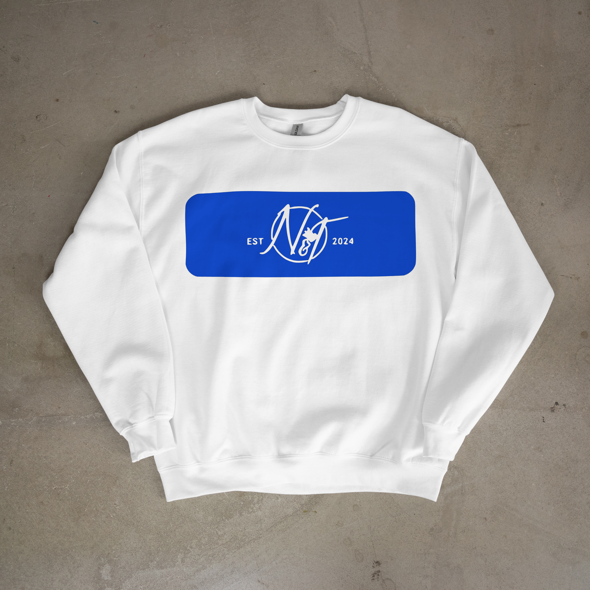 Needle N Threads EST 2024 Sweatshirt oversized crewneck with monogram patch in multiple colors