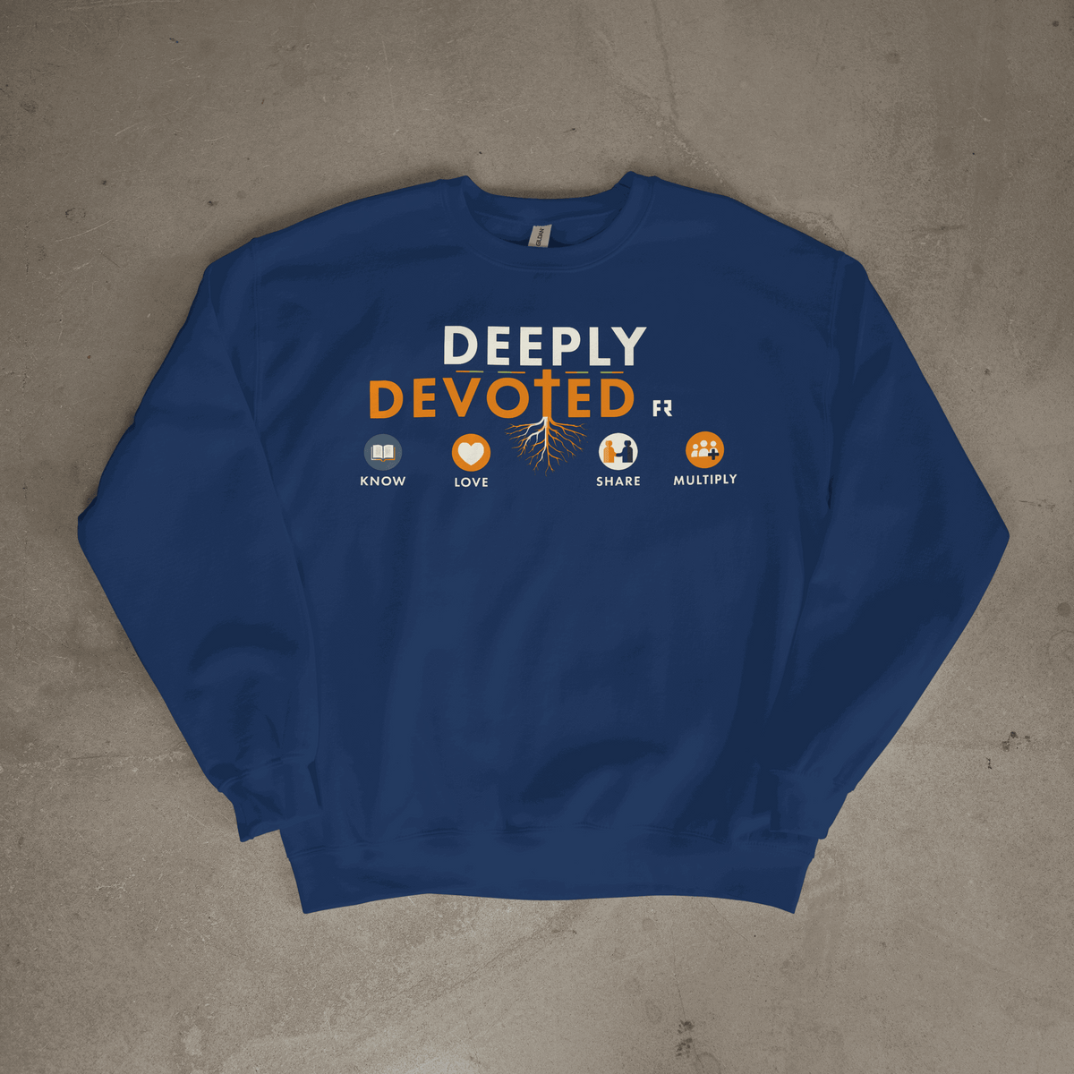 Deeply Devoted Sweatshirt - sweatshirt by Needle n Threads