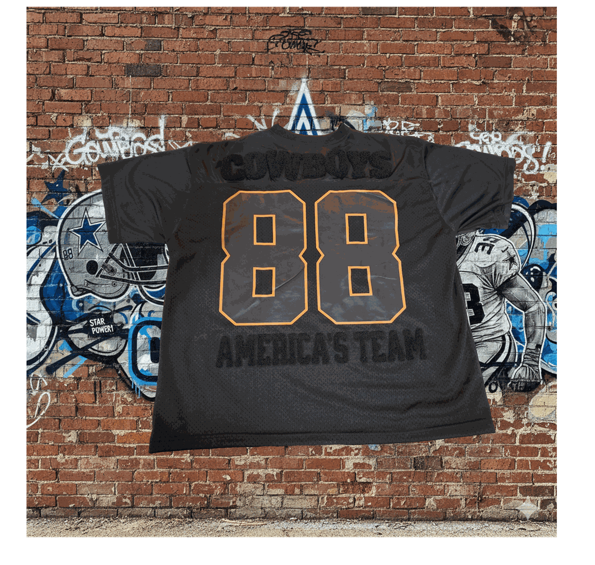 Dallas Cowboys Trio Jersey featuring Emmitt Smith, Michael Irvin, and Troy Aikman with certificate of authenticity