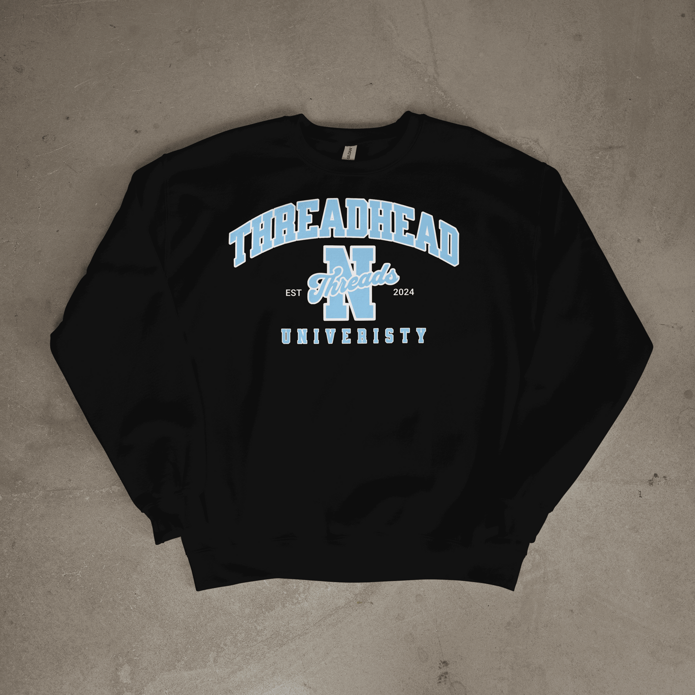 ThreadHead University Sweatshirt - sweatshirt by Needle n Threads