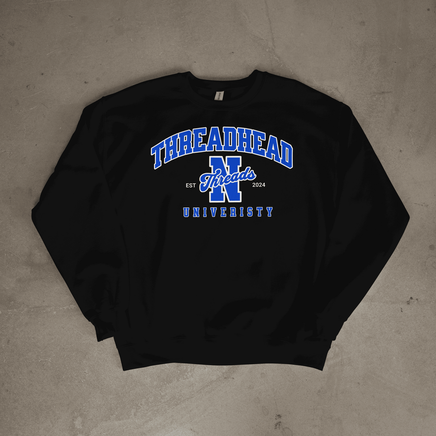 ThreadHead University Sweatshirt - sweatshirt by Needle n Threads