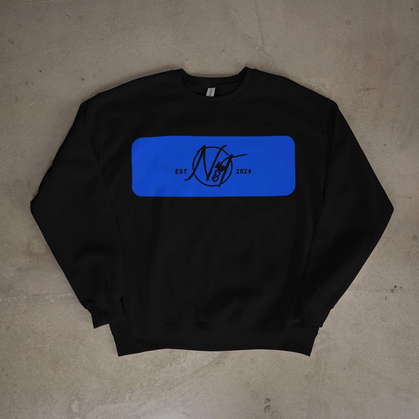 Needle N Threads EST 2024 sweatshirt oversized crewneck with monogram patch in multiple colors