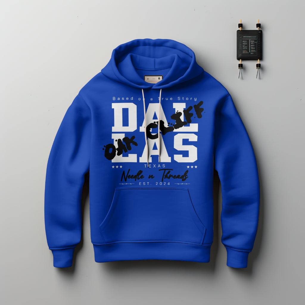 Oak Cliff Hoodie - Hoodie by Needle n Threads