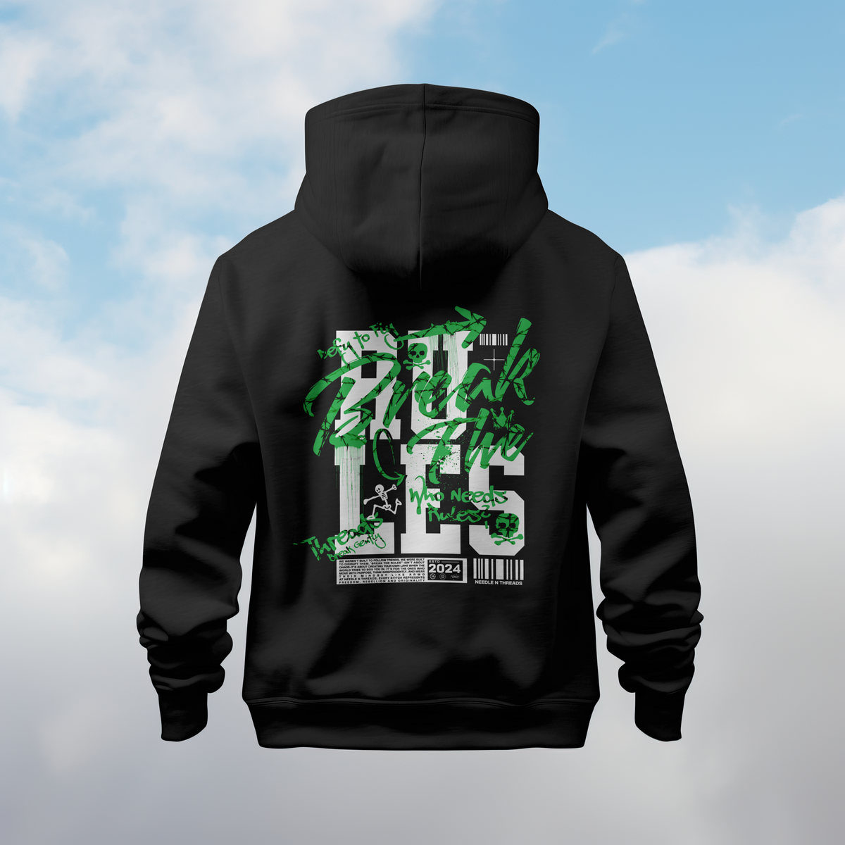 Think Outside the Box Graphic Hoodie
